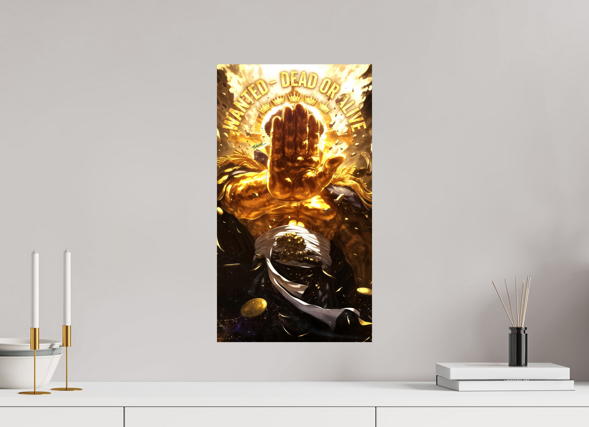 30 x 53,8 cm, PAPER PRINT WANTED - SENGOKU