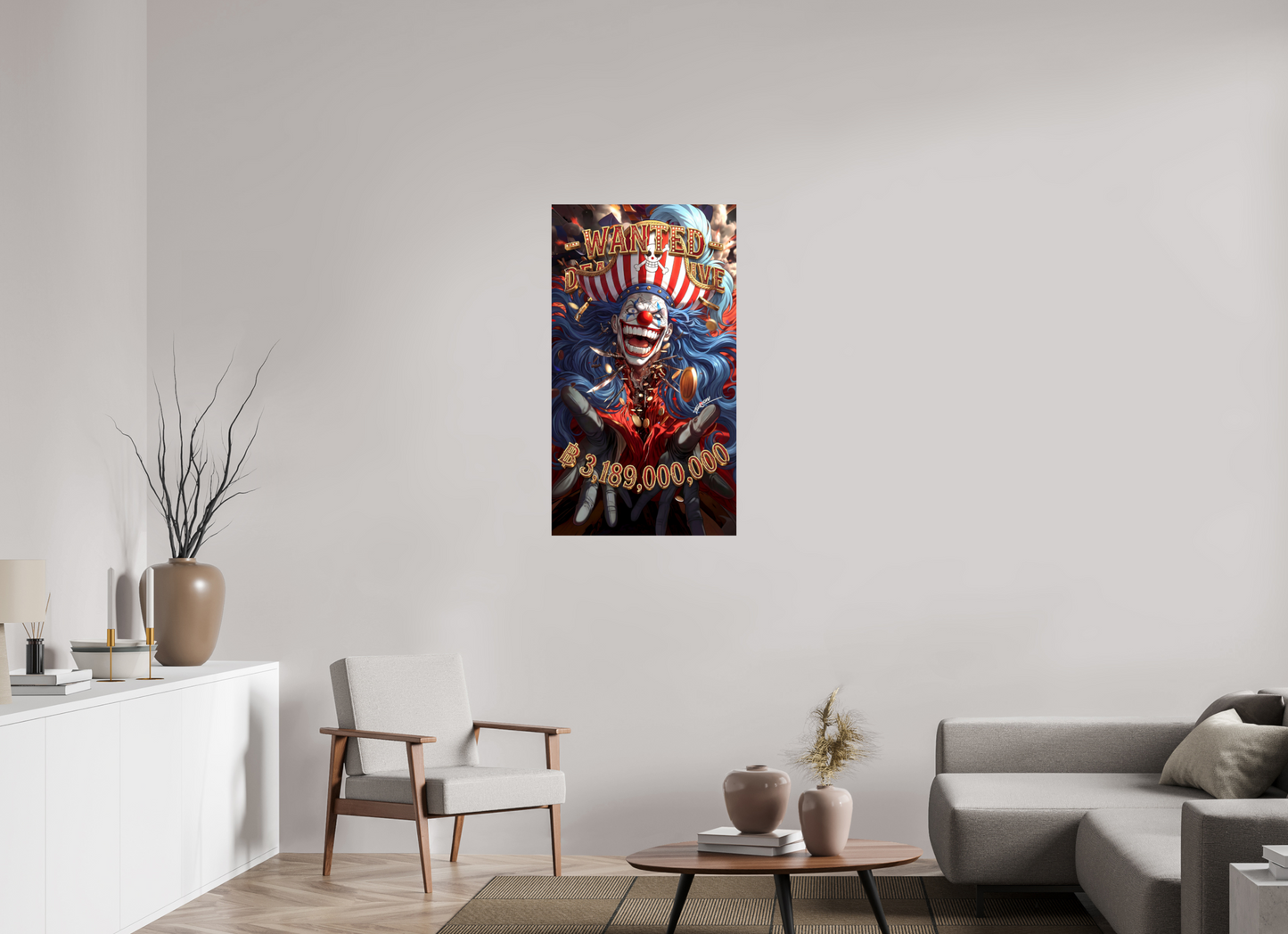 60 x 107,5 cm, PAPER PRINT WANTED - BUGGY