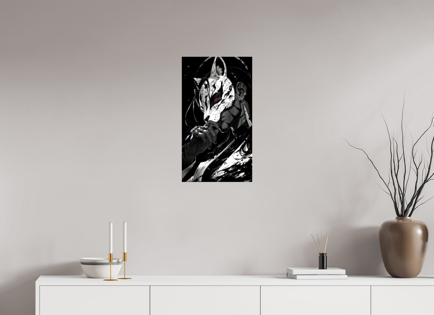 36 x 64 cm, PAPER PRINT MASQUERADE - ROB LUCCI