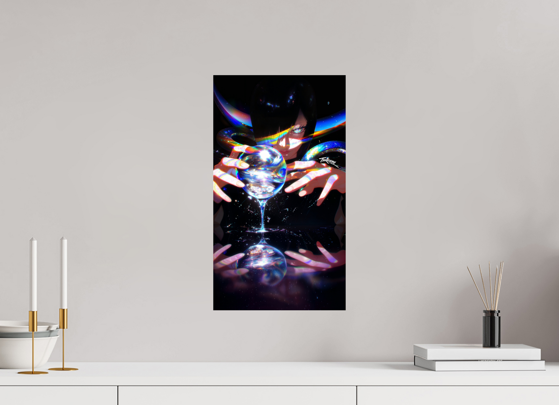 27 x 48 cm, PAPER PRINT PRINTS - ASTRAL SPECTRUM - Shyarly | One Piece