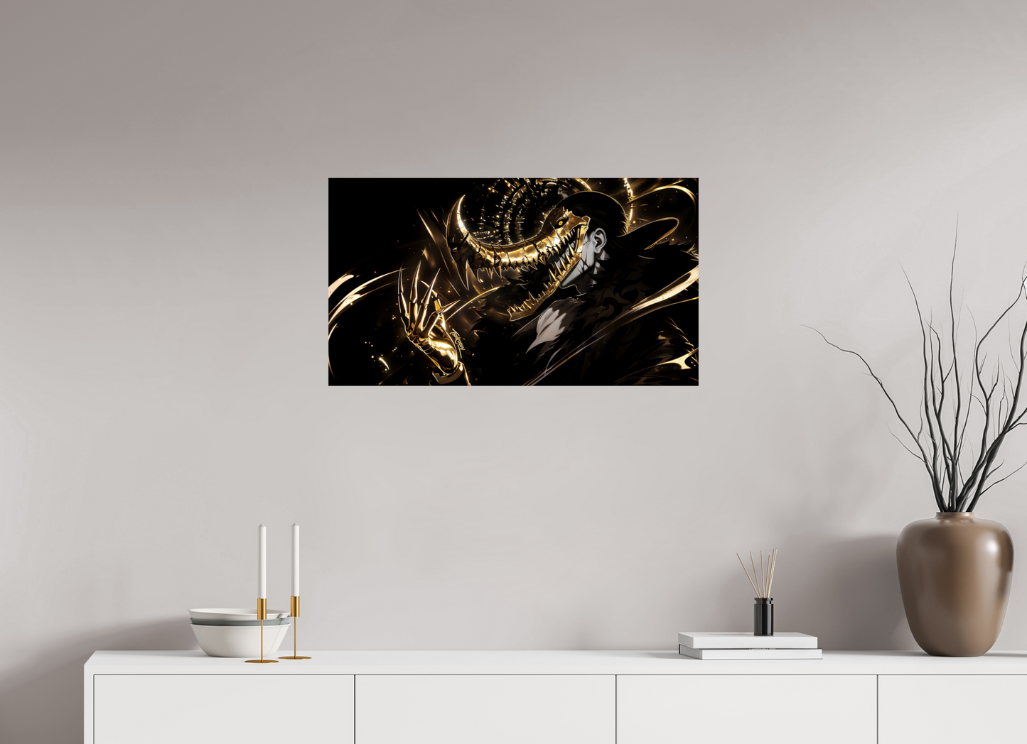 80 x 45 cm, PAPER PRINT MASQUERADE - SIR CROCODILE