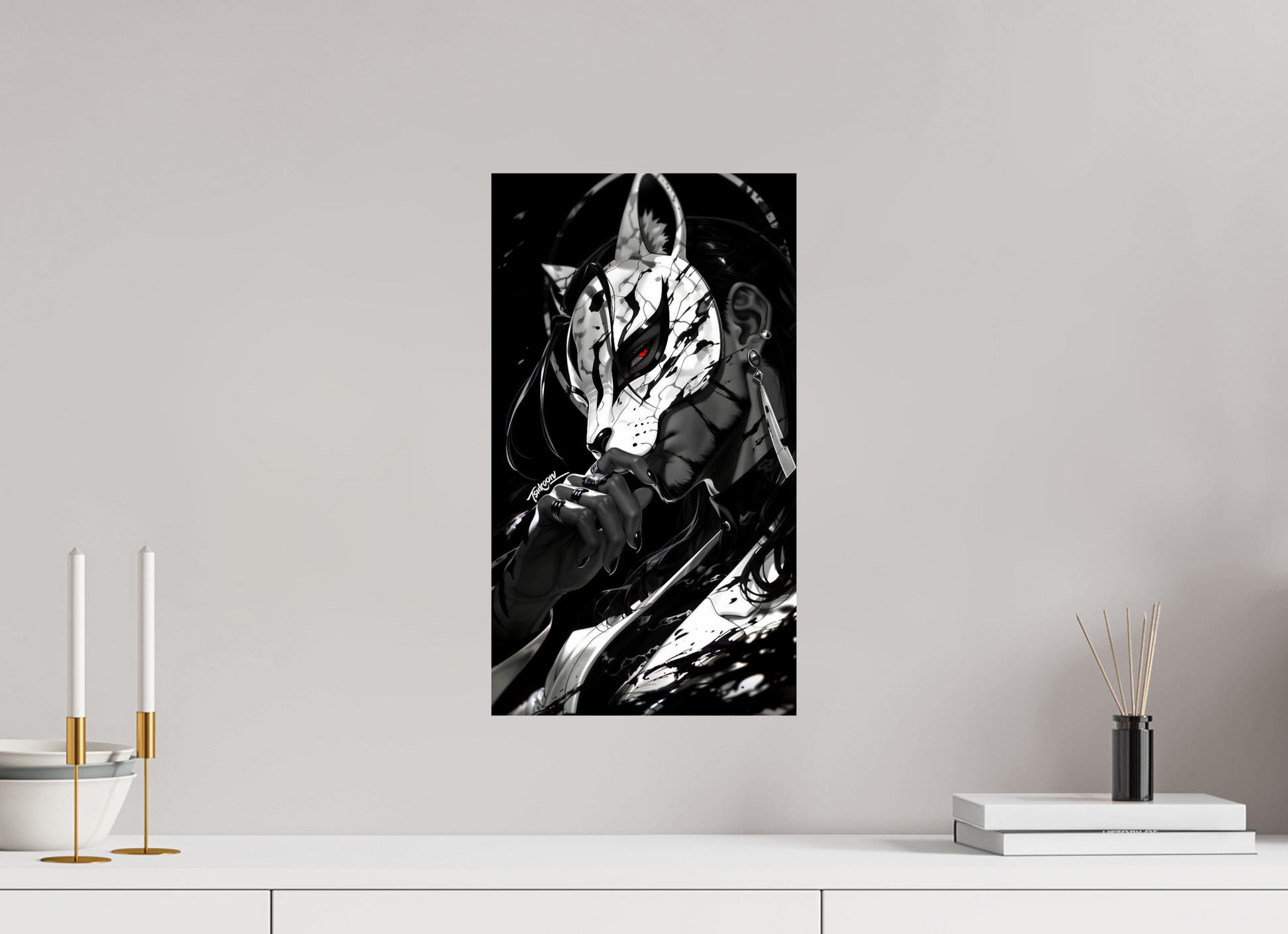 27 x 48 cm, PAPER PRINT MASQUERADE - ROB LUCCI