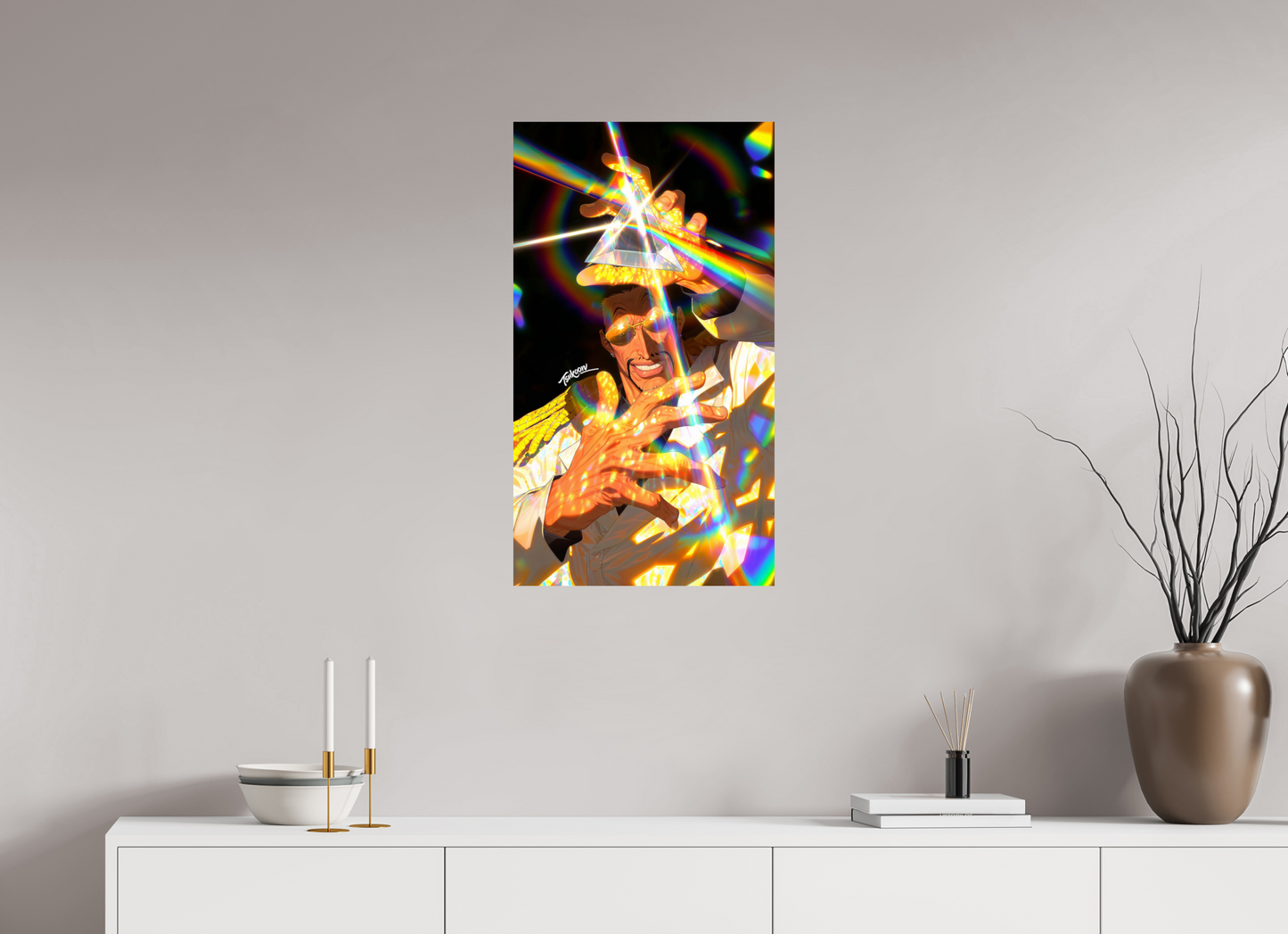 45 x 80 cm, PAPER PRINT PRINTS - ASTRAL SPECTRUM - Borsalino 'Kizaru' | One Piece
