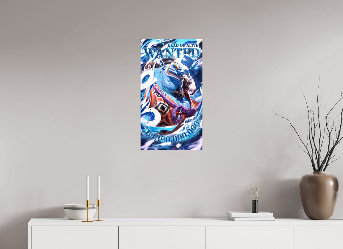 40 x 71,7 cm, PAPER PRINT WANTED - JINBE